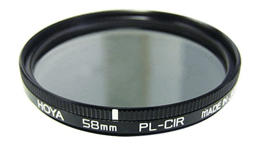 a HOYA circular polarizer filter 