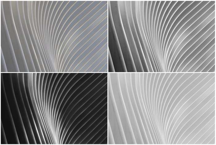 Использование форм и сильного света для создания потрясающей архитектурной черно-белой фотографии