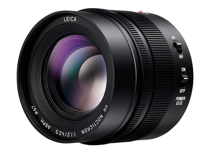 Изображение объектива Panasonic LUMIX G Leica DG Nocticron 42.5mm f/1.2 для камеры Panasonic gh5