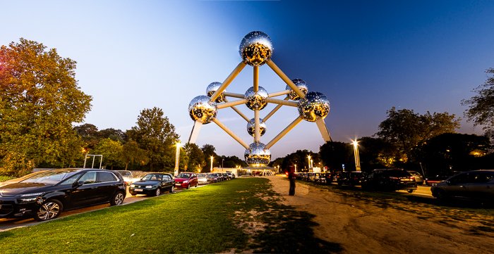 Панорамный стежок из Атомиума (Брюссель, Бельгия)
