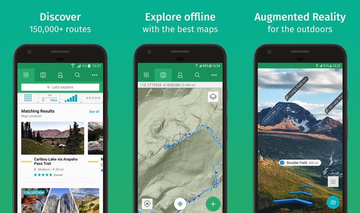 Скриншот 'viewranger' Лучшие приложения для навигации по пересеченной местности