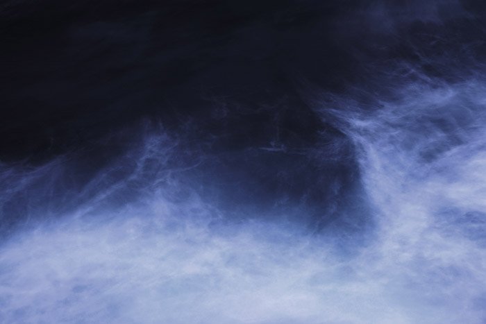 Атмосферная абстрактная фотография, снятая с длинной выдержкой