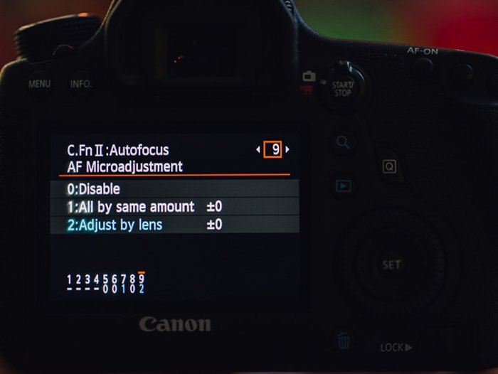 Настройки автофокуса на зеркальном фотоаппарате Canon