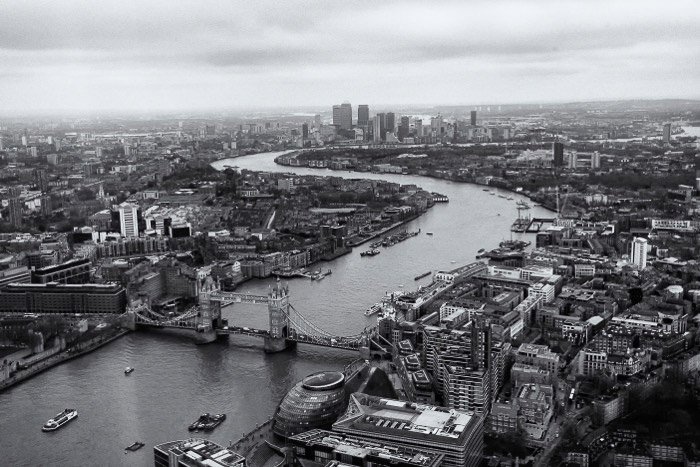 Вид на Лондон с воздуха - лучшие места для фото в Лондоне