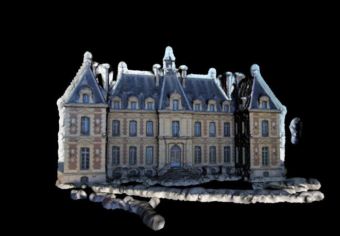 3d модель замка Ссо, созданная Пьером Мулоном