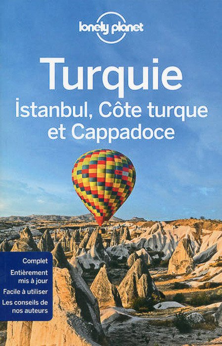 Путеводитель Lonely Planety по Турции с изображением воздушного шара на обложке