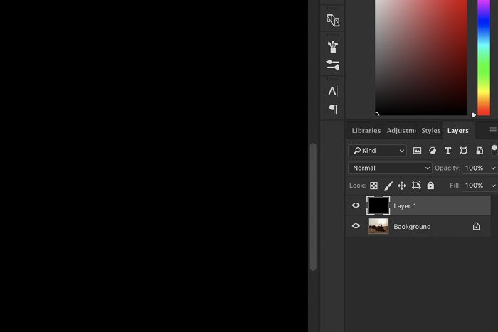Скриншот, показывающий, как добавить блики в Photoshop