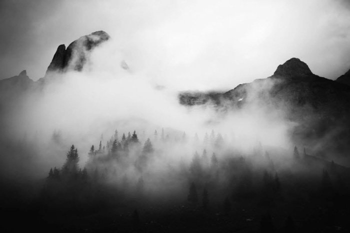 Mountain Fog - by Fabian Irsara, fine art photo