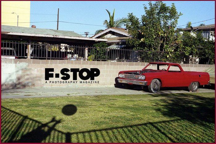 Реклама журнала о фотографии F-stop