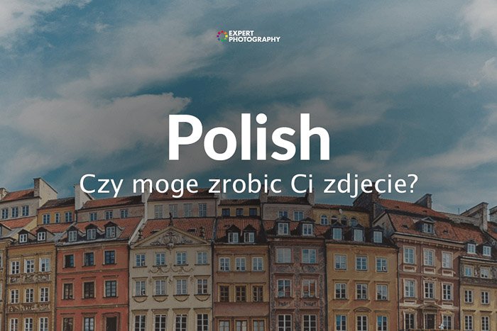 как сказать можно ли сделать фото на польском