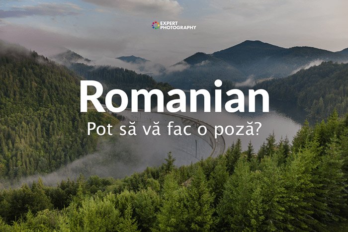 how to say can i take picture in Romanian