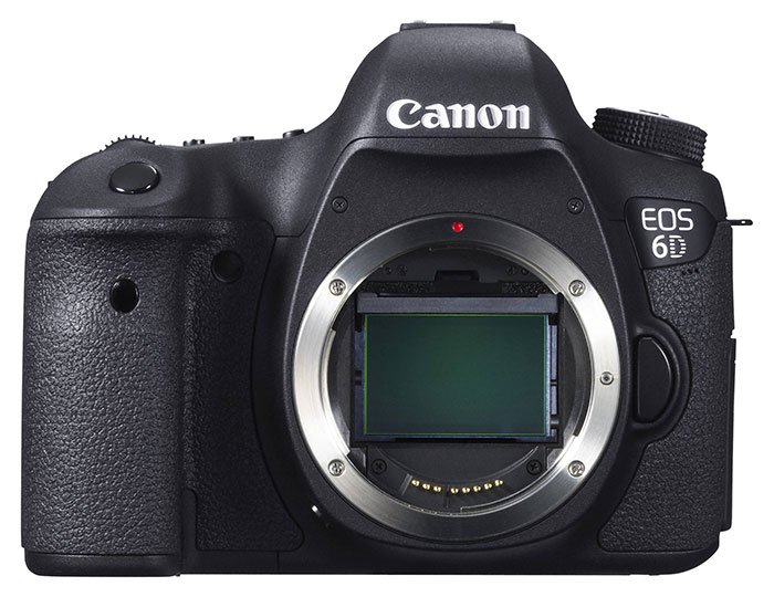 Корпус камеры Canon 6D спереди