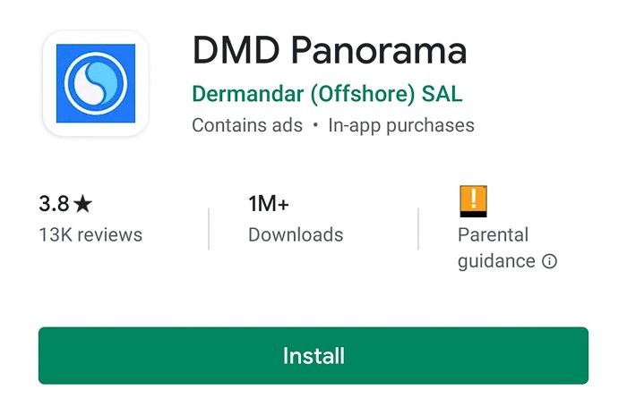 Скриншот приложения DMD Panorama