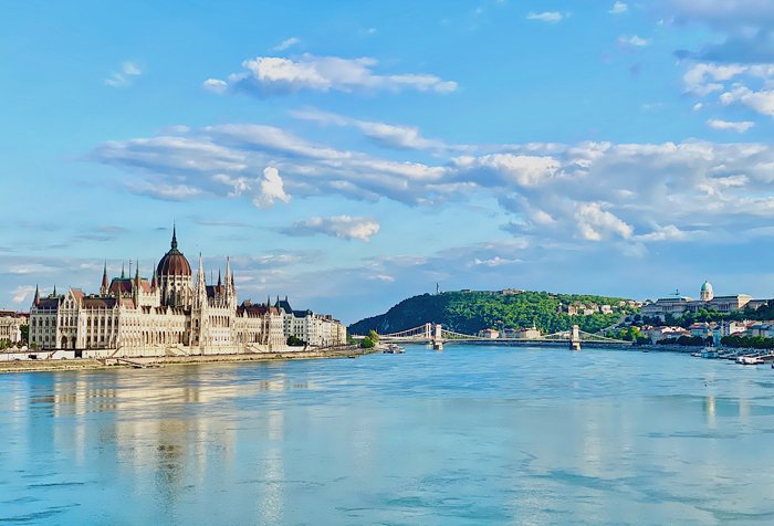 фото венгерского парламента и реки Дунай