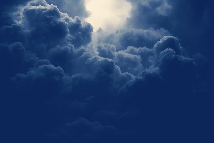 фото грозовых облаков, снятых с ND фильтром