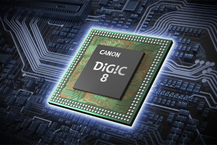 график чипа Canon DIGIC 8