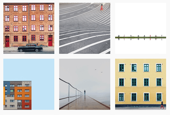 шесть примеров использования узора в фотографии художницей instagram Карен Викке
