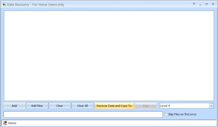 Скриншот интерфейса программы Puran File free photo recovery